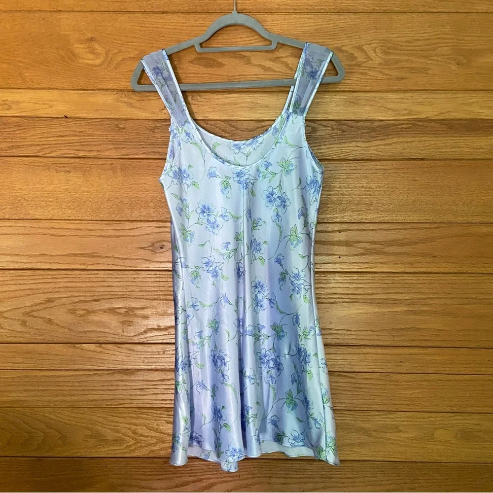 Vintage Inner Most lavender purple floral slip dress - Picture 3 of 6